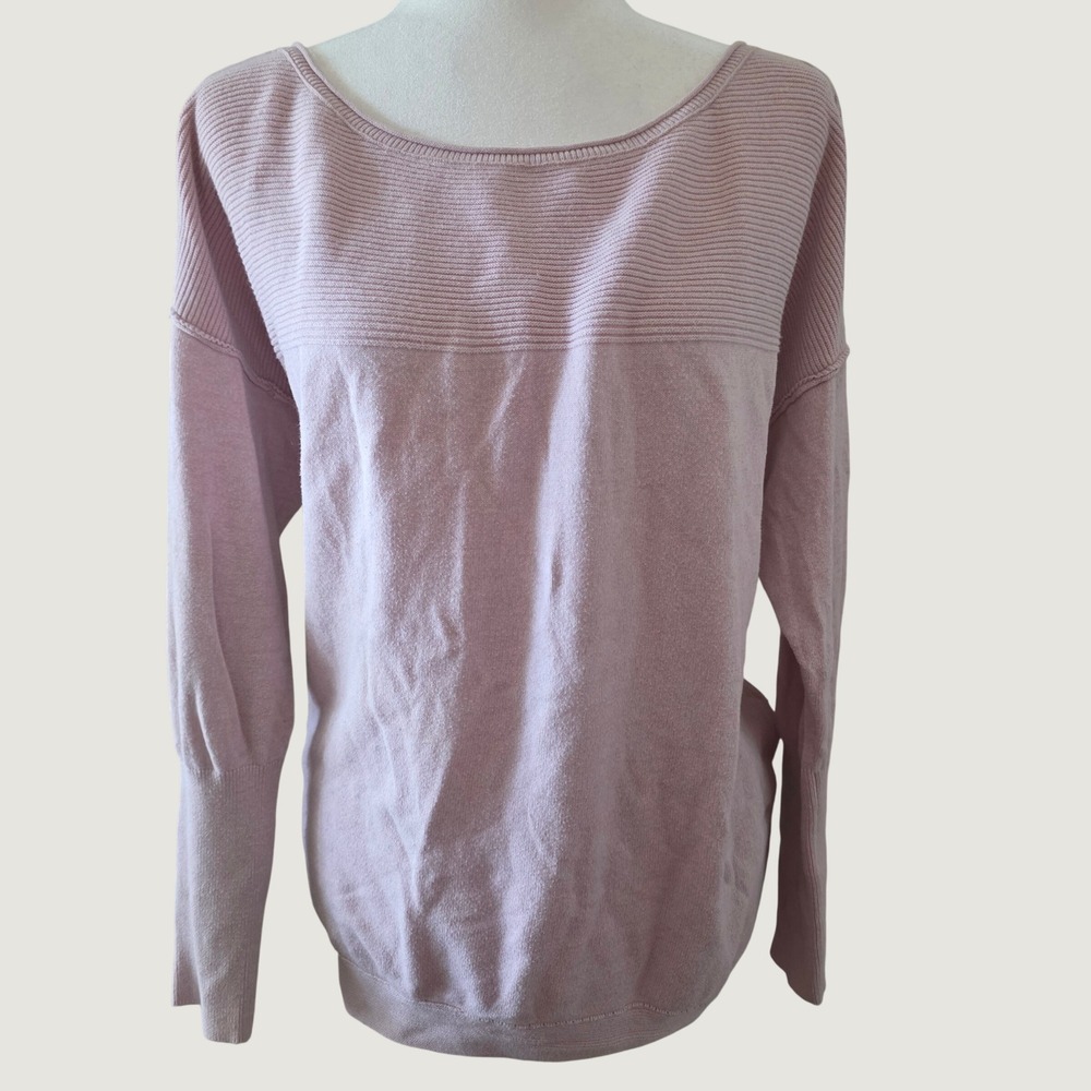 Victoria's Secret Sweater Pink Cashmere Blend Pockets Autumn Feminine Pastel